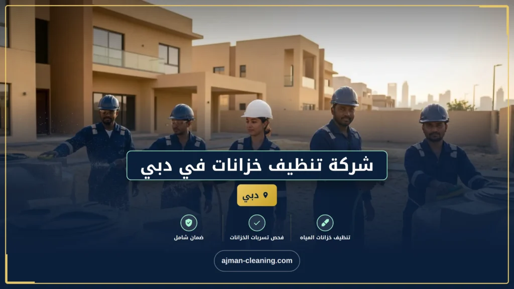 صورة شركة تنظيف خزانات في دبي