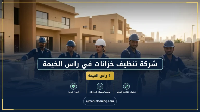 شركة تنظيف خزانات في راس الخيمة