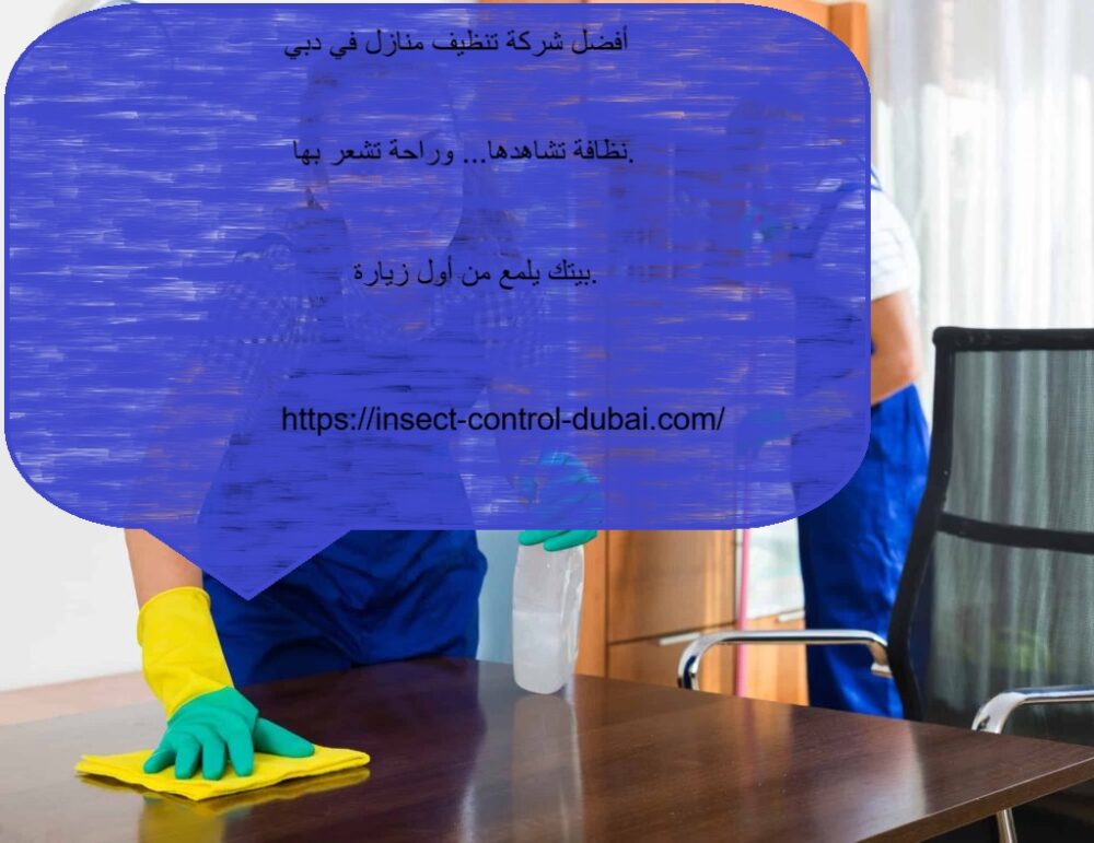 شركة تنظيف منازل في دبي