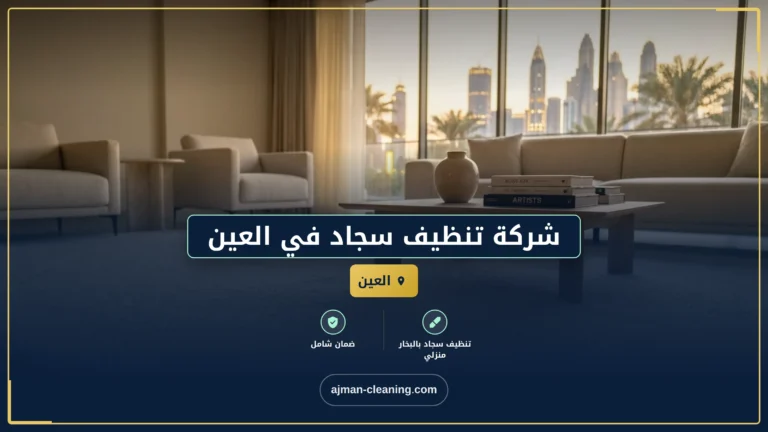 صورة شركة تنظيف سجاد عالية الجودة في العين